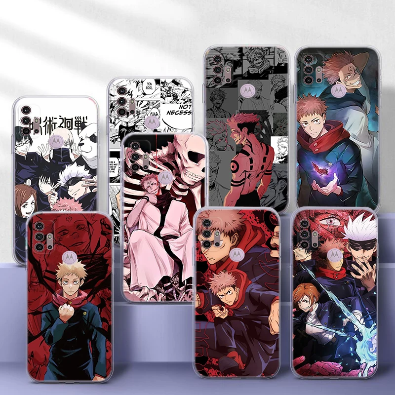 Jujutsu Kaisen anime Soft Case for LG G3S G8 G8X K10 Pro K10A K11 Plus K22 K30 K40 K40S K41S K50 K50S K51 K51S K52 K62 K42