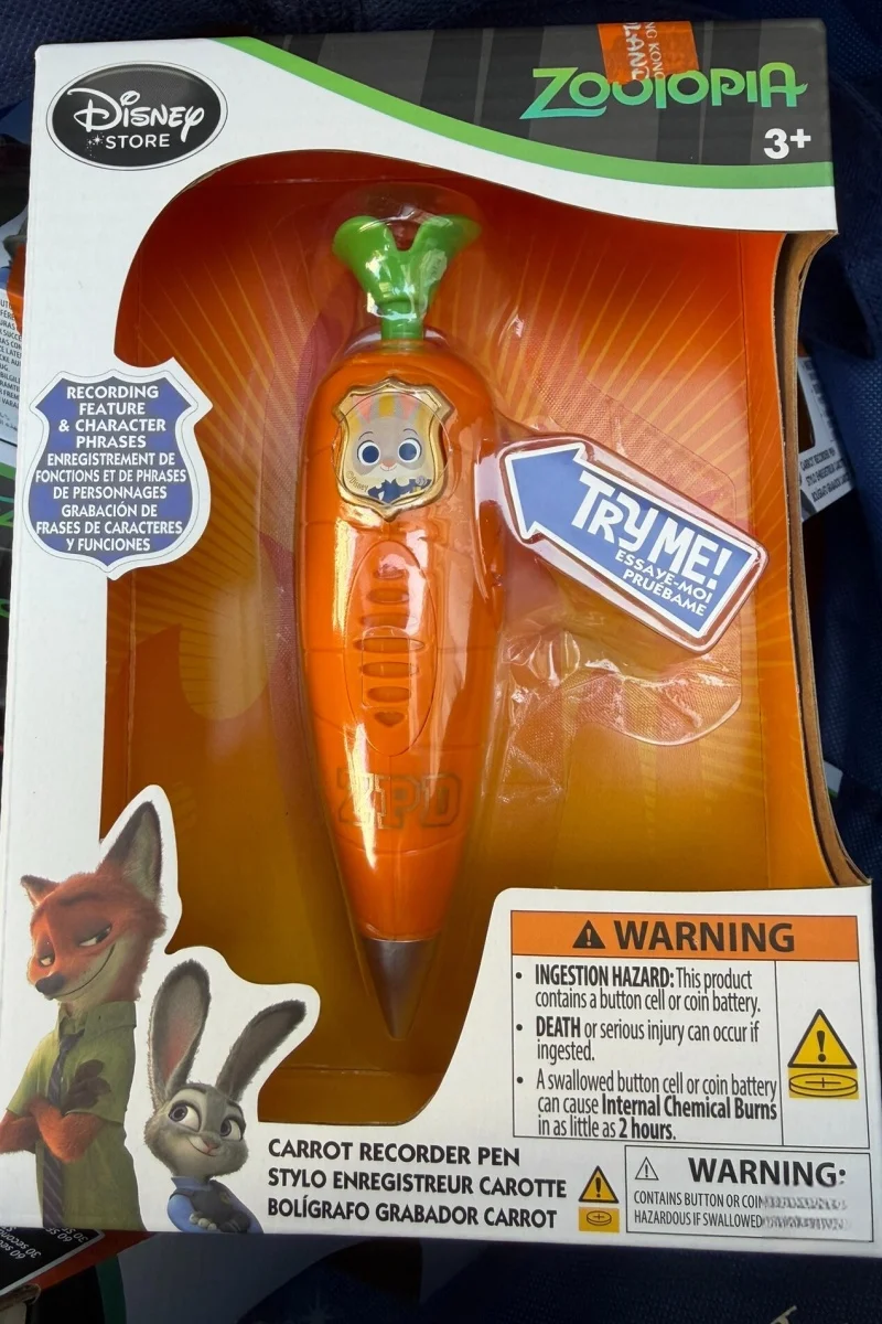 新しいオリジナルディズニーズートピアシリーズ 2 キャロットペンジュディニックの機能ペンアニメーション周辺学生誕生日クリスマスギフト