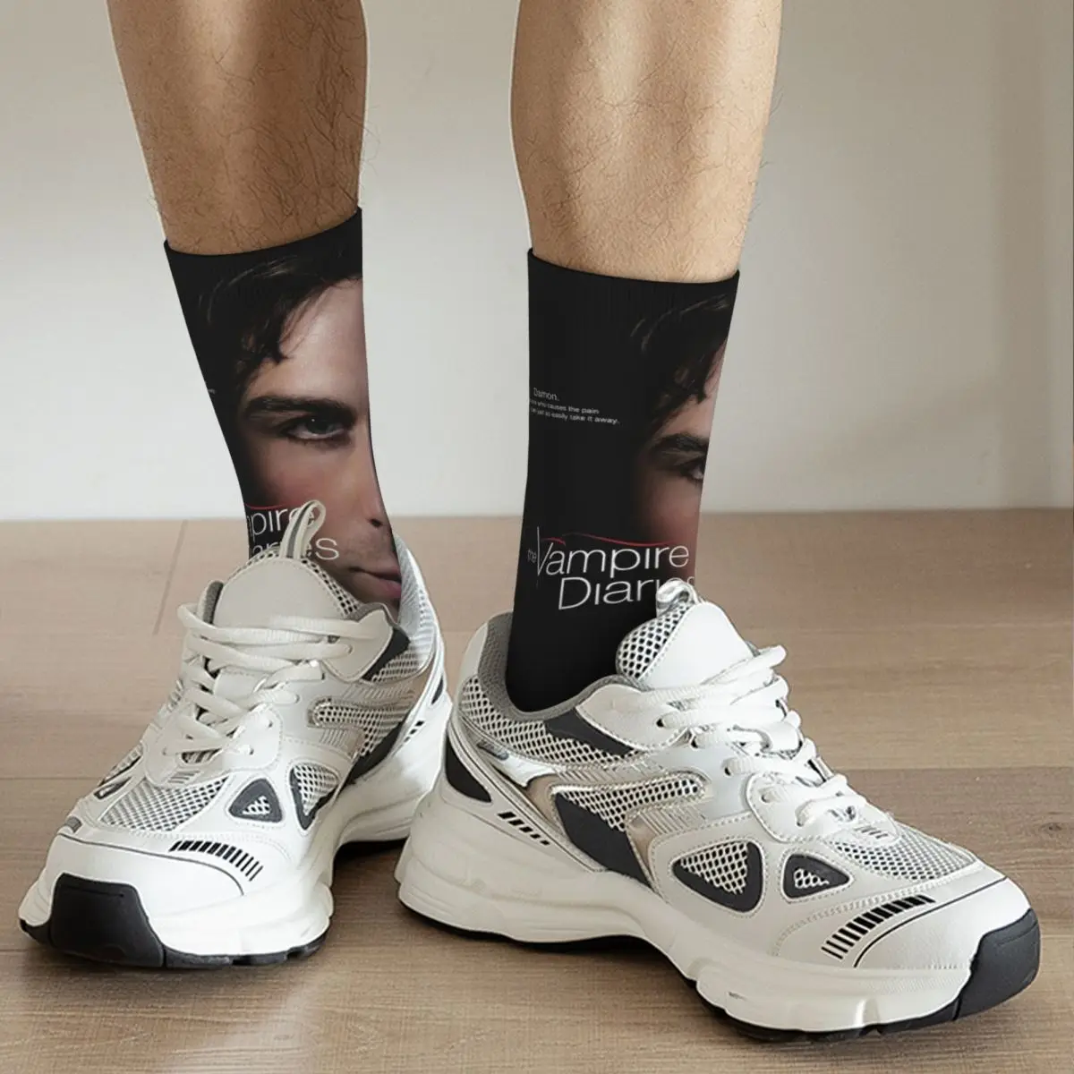 يوميات مصاص الدماء ديمون سلفاتوري المسلسلات التلفزيونية جوارب الرجال الجوارب تنفس الجوارب الموضة الربيع سكيت المضادة للانزلاق الجوارب #6