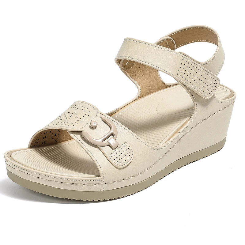 Vrouwen Sandalen 2024 Zachte Onderkant Zomerschoenen Voor Vrouwen Luxe Sandalen Zomer Schoeisel Vrouwelijke Indoor Outdoor Slippers Lage Hakken