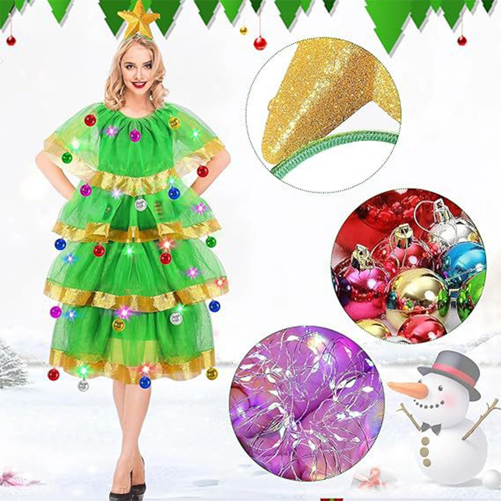 Kerst Dame Kerstboom Feest Pre - Elf Costume Christmas recensie en prijs
