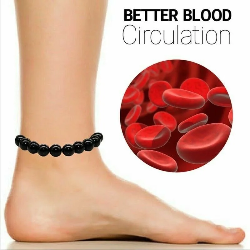 جديد حجر سبج أسود سوار خلخال فقدان الوزن اليوغا الطاقة سبحة صلاة سلسلة الخرز مجوهرات للنساء الرجال أساور #4