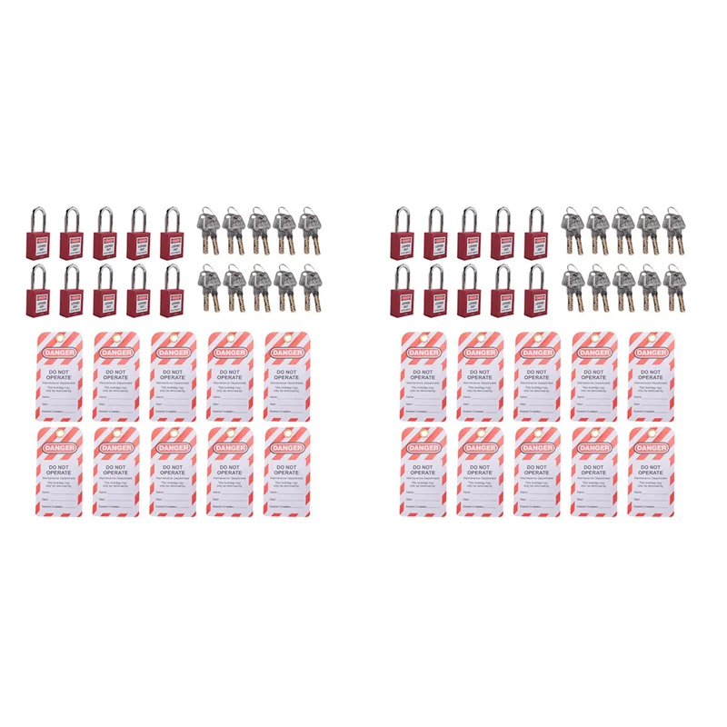 verrous-de-verrouillage-rouge-y43a-20-avec-20-etiquettes-de-verrouillage-serrures-de-securite-a-cle-differente-et-compatibles-rouge-cle-differente