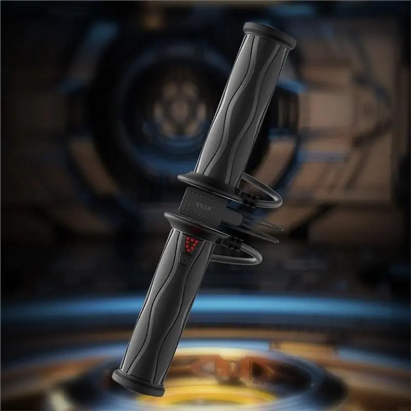 For Motorcycles 22Mm Waterproof Silicone Heated Hand Grips, Thumb Warming Function, Easy Installation Design