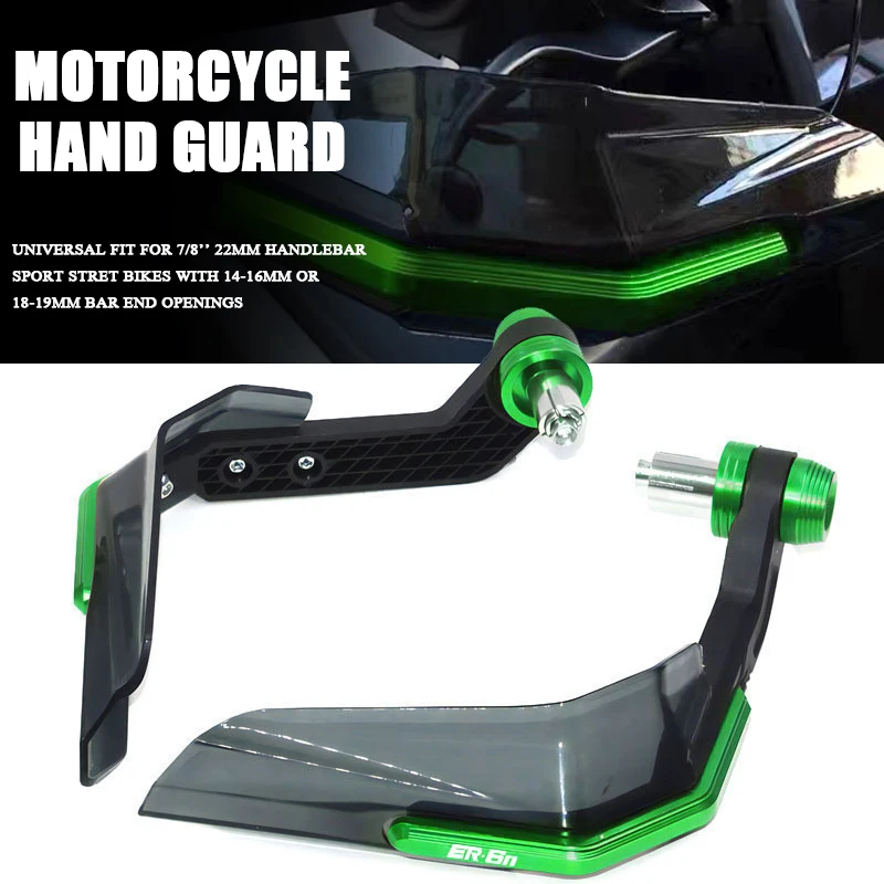 

For KAWASAKI ER6N ER6F ER-6N ER-6F 2006-2016 Motorcycle Handguard Shield Hand Guard Protector Windshield