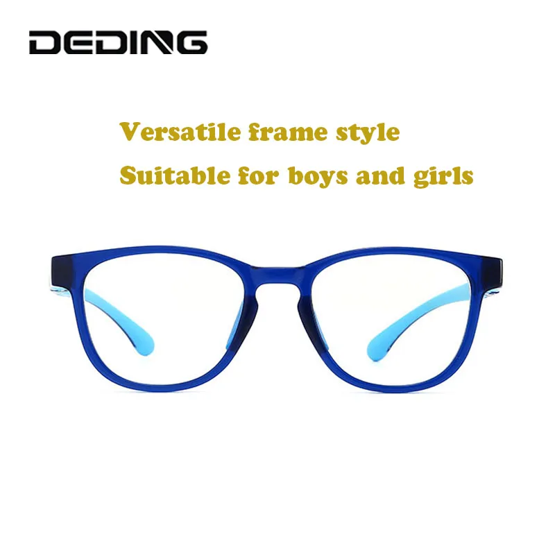 Kids TR90 Glasses Frame 5-10 Years Children Ultralight Eyeglasses Silicon Nose Pads Boys & Girls Eyewear DD1628