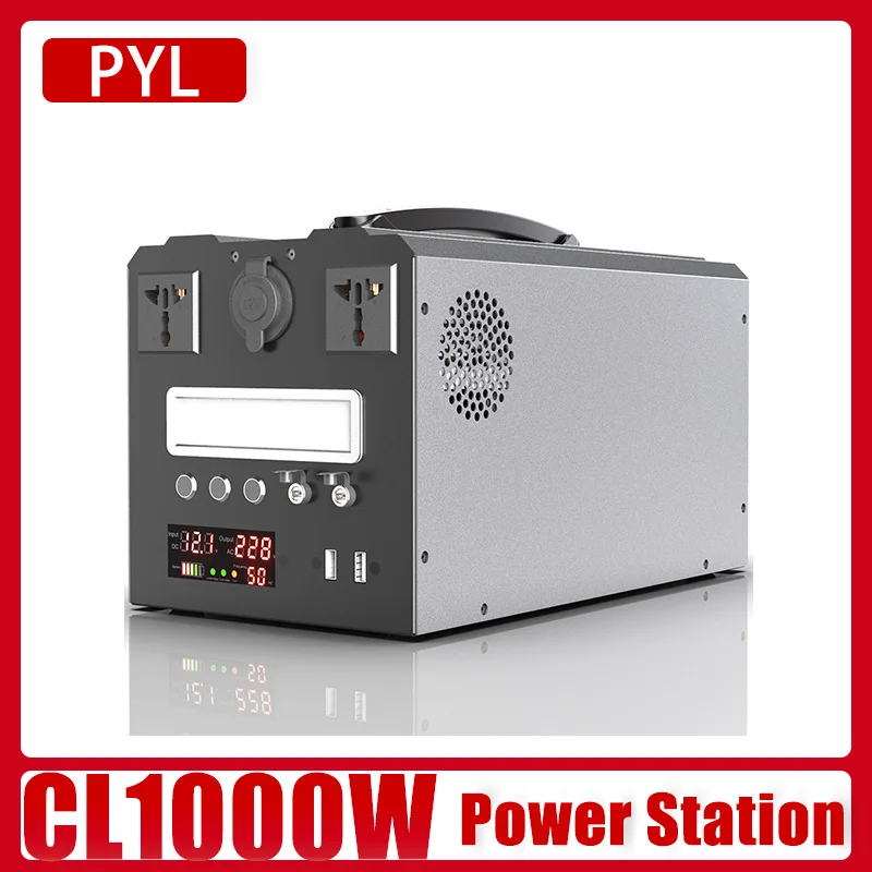 

Portable Power Station 1000W Ternary lithium battery for Outdoor Camping RV Home