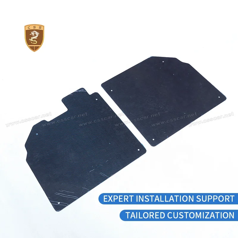 Real Carbon Fiber Auto Interior Foot Mat Waterproof SVJ Car Floor Carpet for Lamborghini Aventador LP700 LP720 LP750
