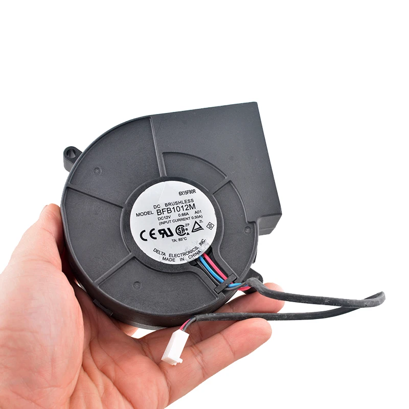 

BFB1012M 97x94x33mm Centrifugal Blower Fan 97mm DC12V 0.66A 3-Pin Double Ball Bearing Cooling Fan for Server Cabinets
