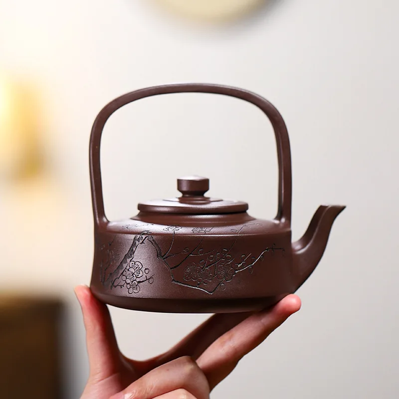 Wholesale Handmade High-End Tea Set With Decorative Elements Made By A Master Craftsman Using High-Quality Jadeite From Longyao
