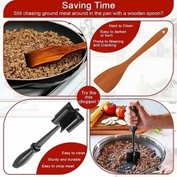 Kitchen Accessories Minced Meat Beef Masher Meat Potato Tomato Mix Grinder Masher Spatula Meat Scraper Bibimbap Kitchen Tools