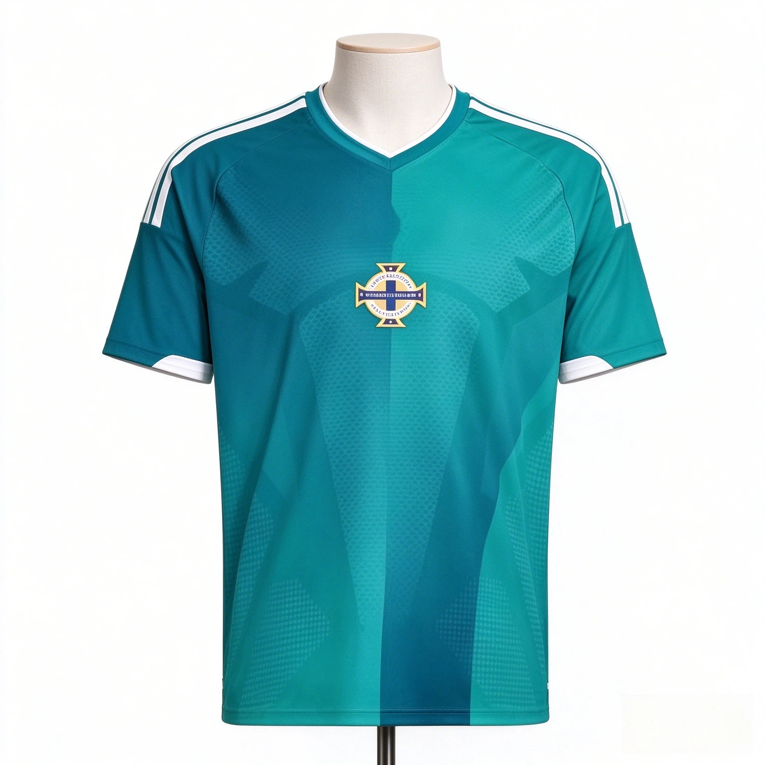 2026 Northern Ireland Soccer Jersey Men White Green Trim Football Shirt Breathable Quick Dry Unisex Fan Top