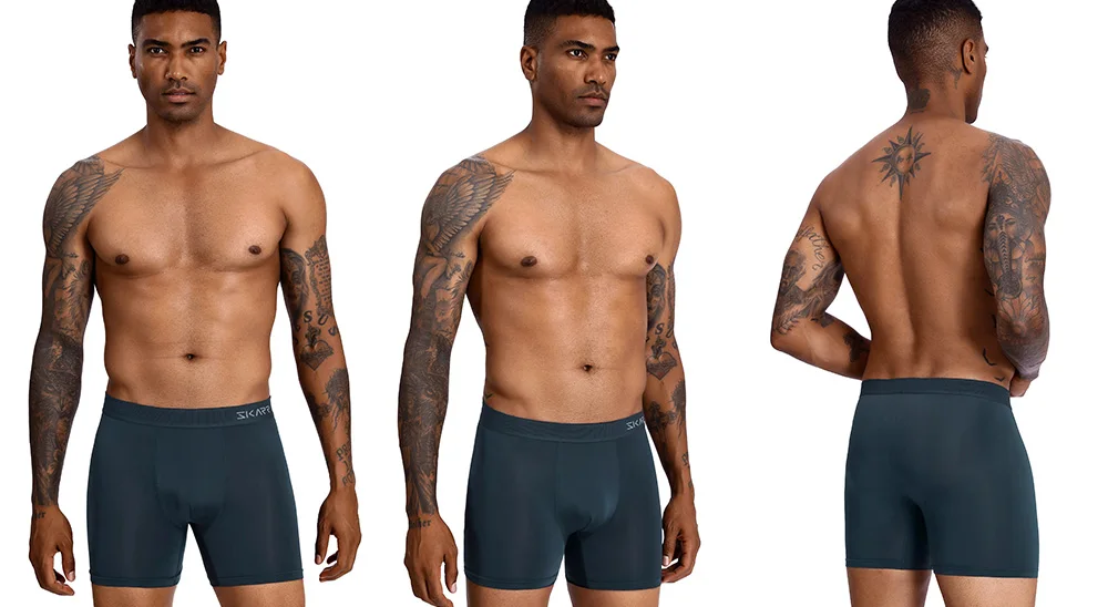 5 stücke Pack 2024 Männer Höschen neue Print Unterwäsche Mann Marke Boxer und Unterhosen für Homme Luxus Set sexy Polyester Shorts Slip – Detail 12