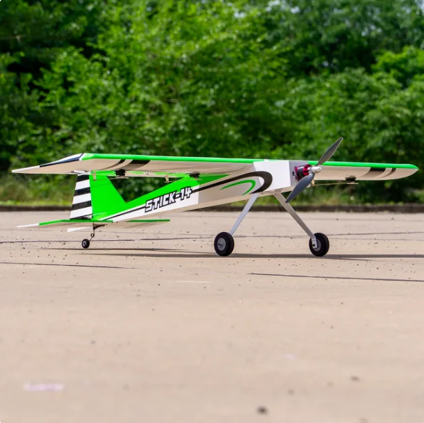 Remote-Controlled Fixed-Wing Balsa STICK14 Finished Trainer Aircraft