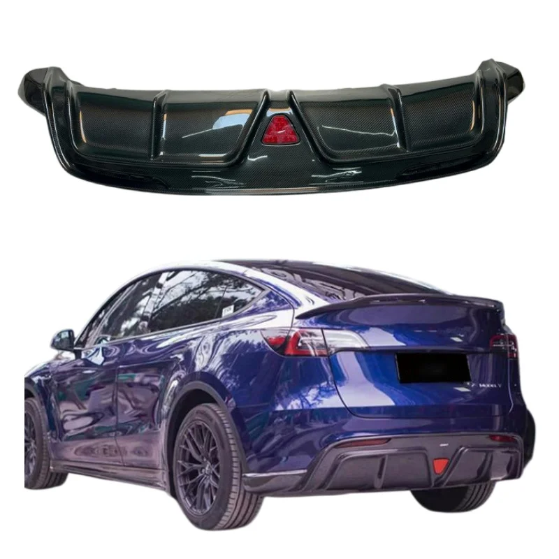 

Car Accessories C Style Carbon Fiber Rear Lip Spoiler for Teslal MODEL Y 2019