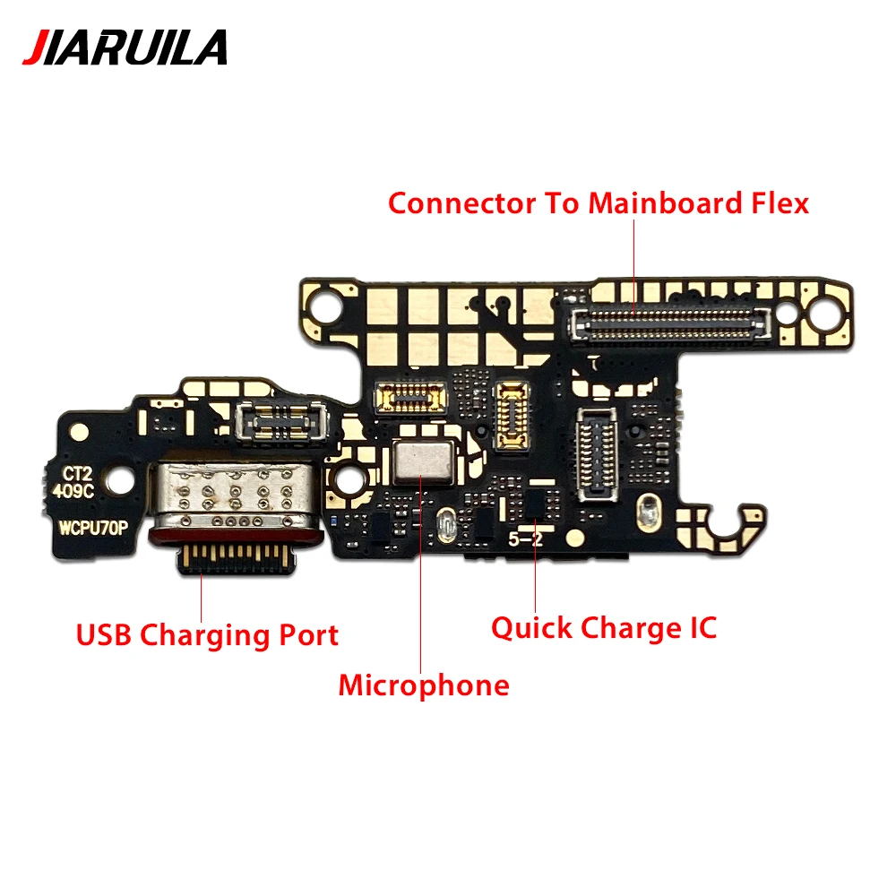 10Pcs , For Huawei Mate 40 Pro 5G Pura 70 Pro P50 Pro Fast Charging Port Connector Board Dock Charger Flex Cable With Microphone