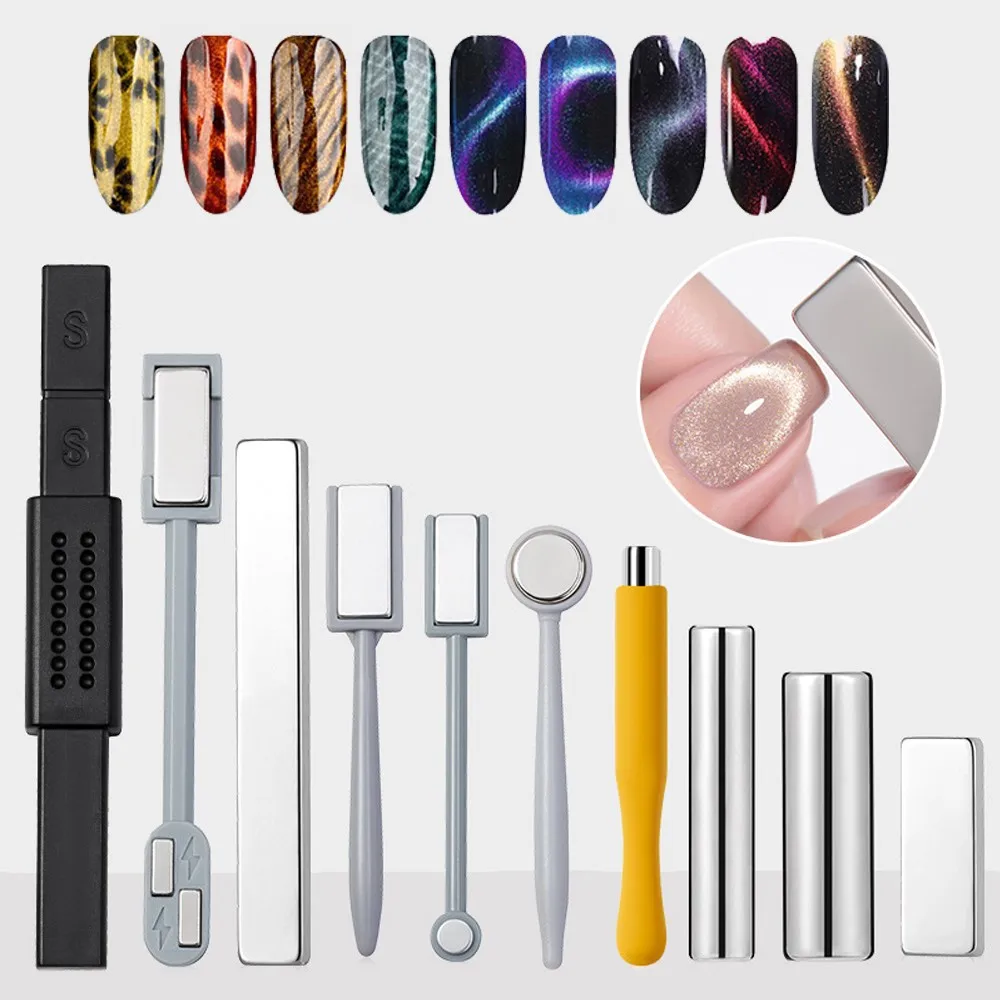 Super Strong Magnet Strip Cat Eyes Magnet for Nail Gel Polish 3D French Line Strip Magnetic Rod Stick Multi-Function Magnet Tool