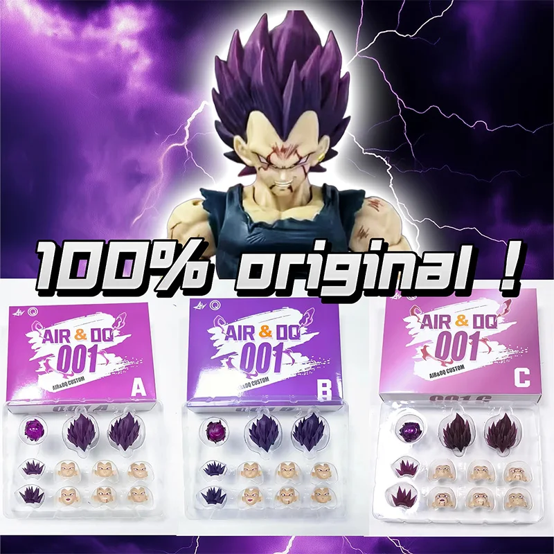 

Новый набор головных аксессуаров Air&OQ Studio Dragon Ball SHF Super Saiyan SSJ Majin Vegeta для фигурки Вегеты, модель игрушки