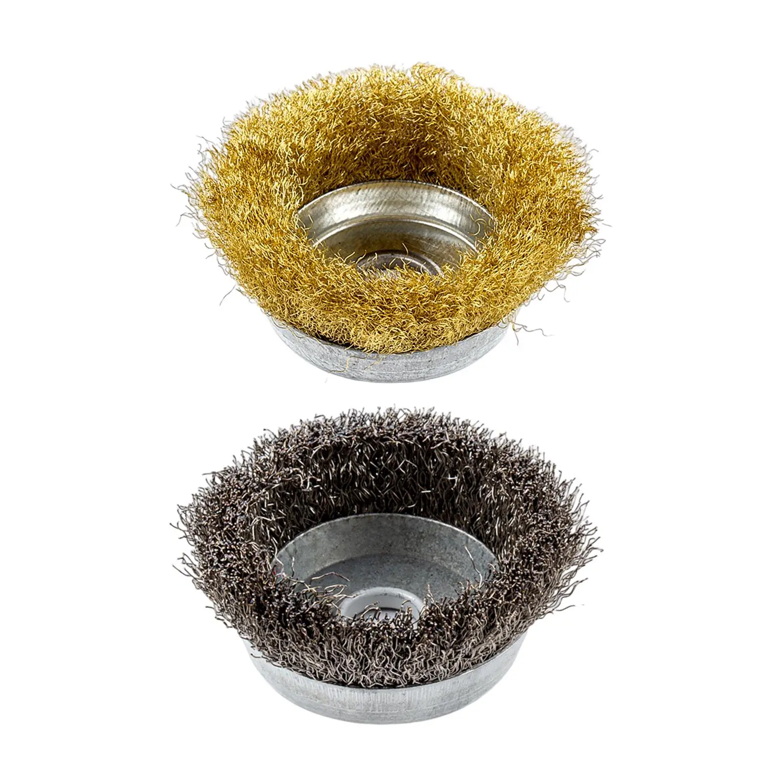 Copper Wire Wheel Brush Angle Grinder Wire Wheel Brush for Descaling Machine Rust Removal Strip Abrasives Bench Grinder