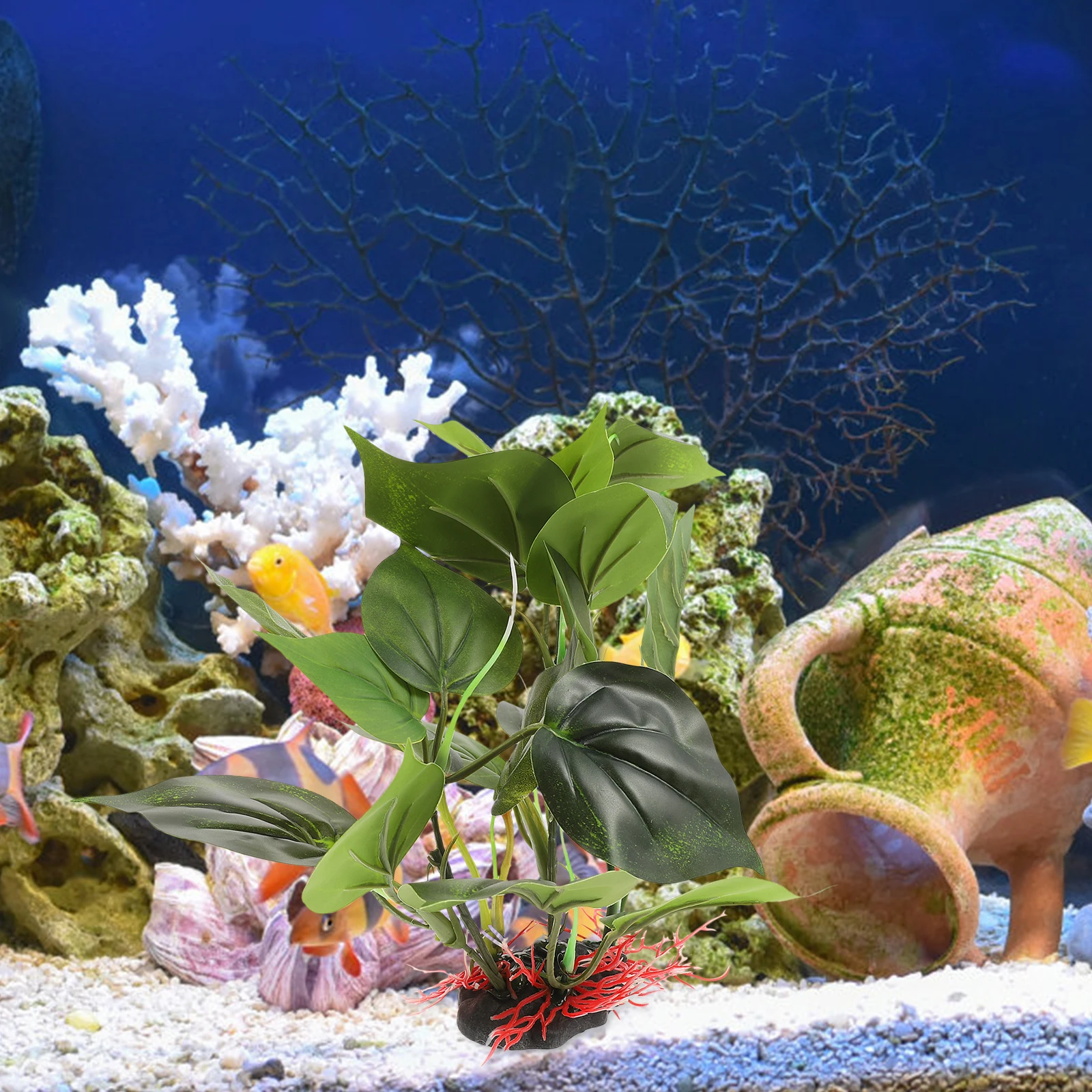 

Realistic Fake Decoration Supplies Plastic Lifelike Ornament Landscape Plant Decorations Accessories Artificial For Tanks