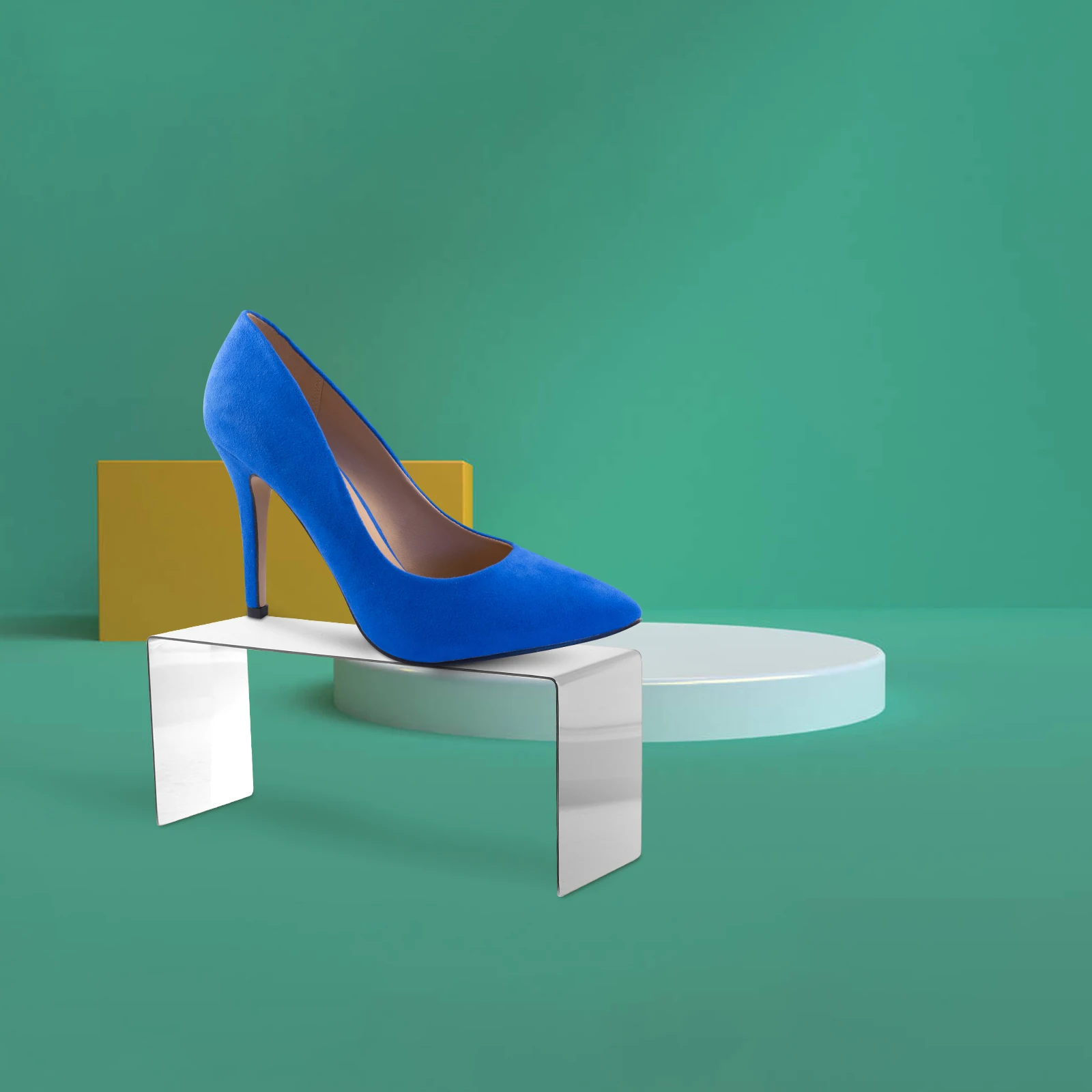 

3Pcs Stainless Steel Shoe Rack Sturdy Shoes Shelf Non-Deform Display Bracket For Retail Store Window