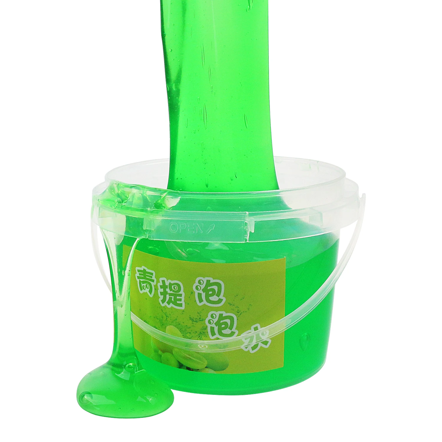 Handheld bucket, slime foam glue, fake water, hugging milk, decompression, non stick, hand covered foam, pressure reducing toy