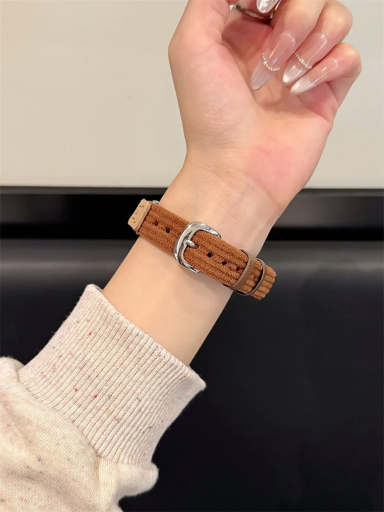 

Rabbit corduroy strap suitable Xiaomi Band 8Pro/9Pro，For Mi band 3/4/5/6/7，8/8NFC/9/9NFC/10/10NFC，For Redmi Watch5/4/6