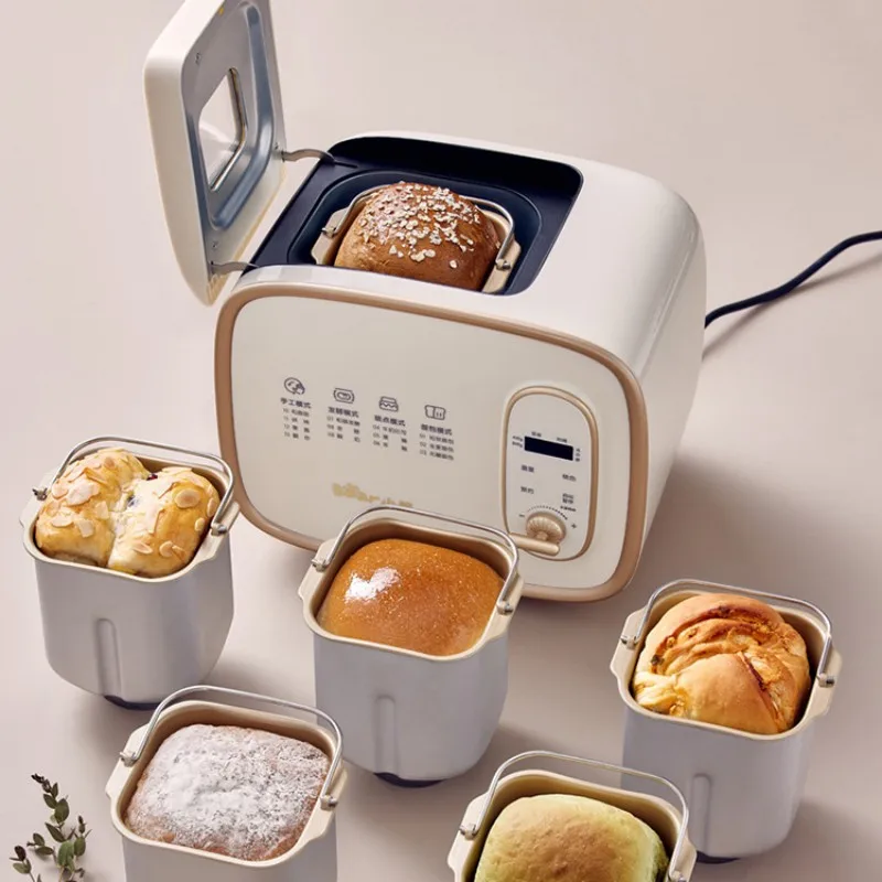 Bear Bread Machine Household Toaster Multifunctional Intelligent Reservation Cake Toaster Kneading Machine Dough Mixer MBJ-D06N5