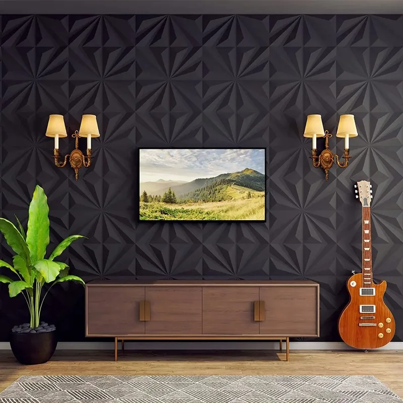 12 قطعة ملصقات جدار بسيطة حديثة ثلاثية الأبعاد حائط الخلفية مجلس غرفة داخلي شركة منصة مشروبات مخزن التوظيف صورة جدار ديكور #4