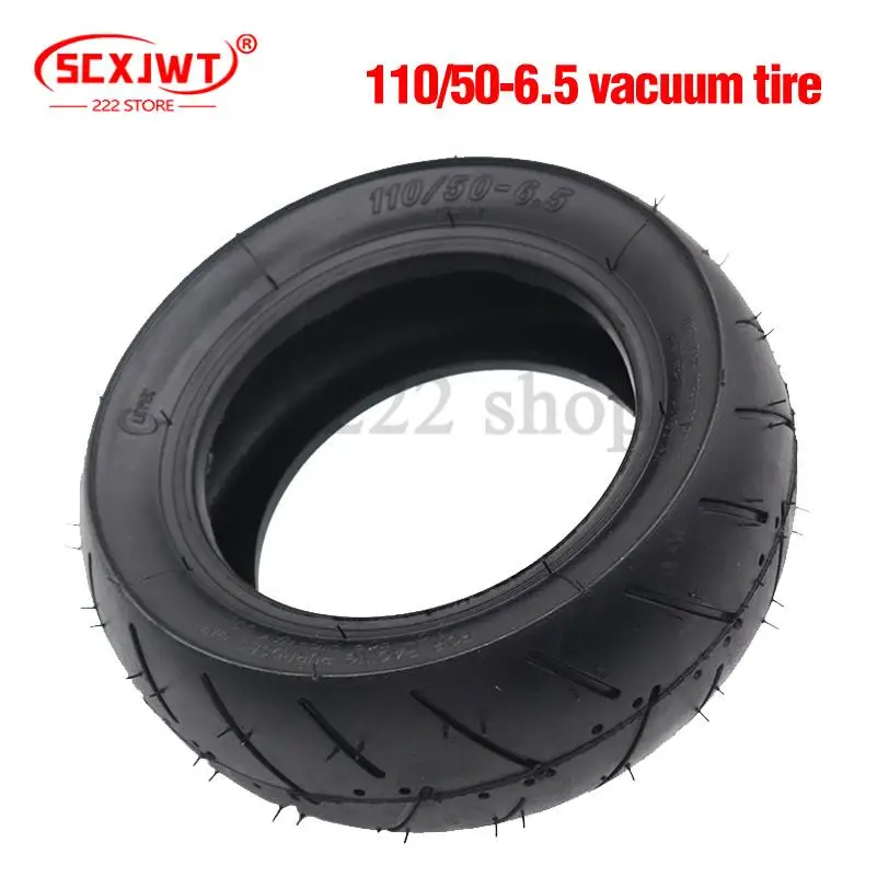 

110/50-6.5 Tubeless Tire for Electric Scooter 47/49cc Mini Motorcycle 11 Inch Pneumatic Front Vacuum Tyre Accessories