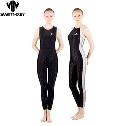 HXBY Swimsuit Plus Size swimwear Women Racing Competitive Swimming Competition Sharkskin Professional Trainning Female Bodysuits