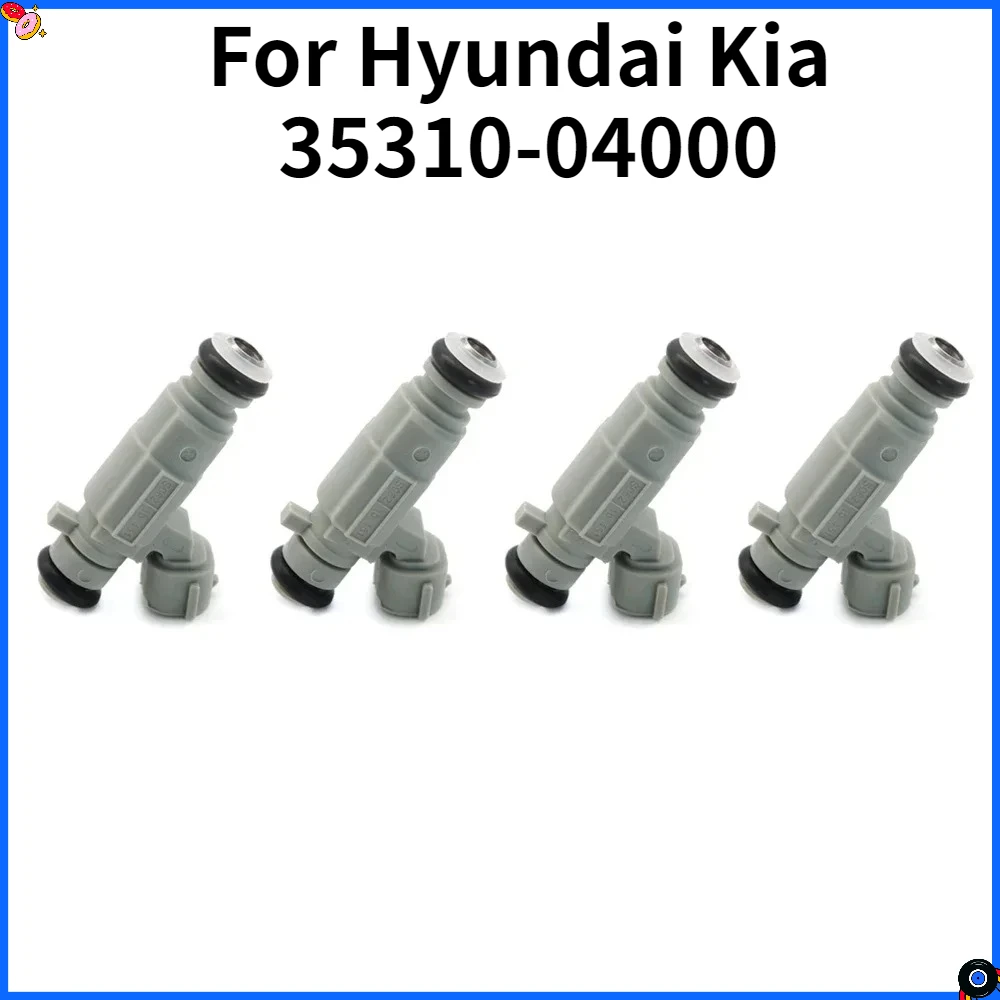 35310-04000 4 teile/los Neue Auto Kraftstoff Injektor Düse Für Hyundai i10 2016 Kia Picanto Mk2 1,0 L 3531004000 35310 04000