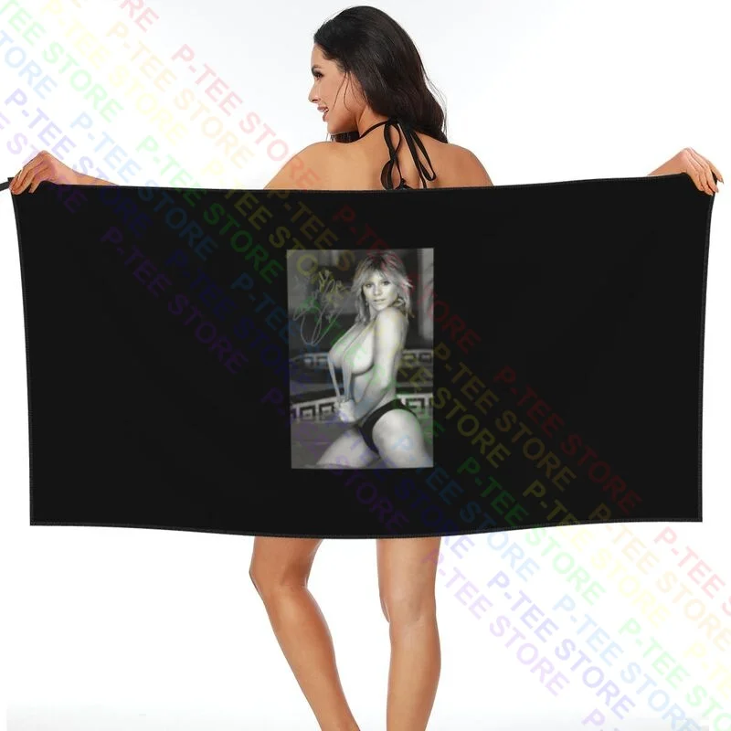 Tributo Samantha Fox Icona Sexy Cantante Touch Me Quick dry Towel New Absorbent Beach Blanket