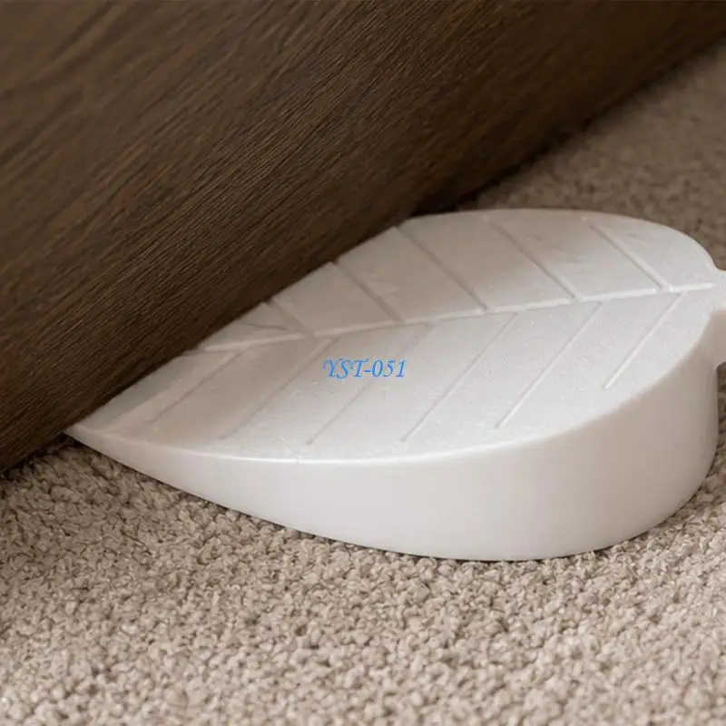 E15A Indoor Door Stay Block with Grip Pattern, Plastic Body for Bedroom, Study and Office Position Control Daily Home Use