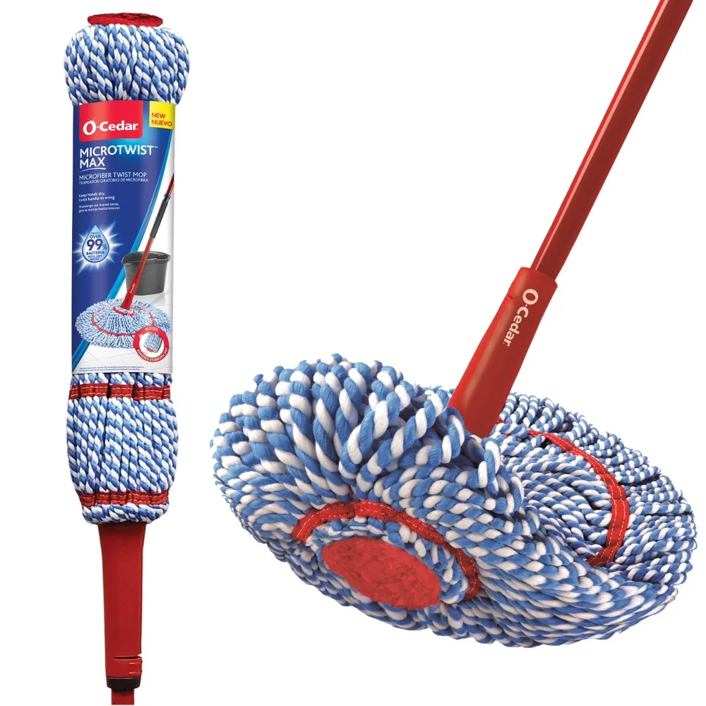 Microfiber Mop Removes 99 Percent of Bacteria with Only Water for Easy Cleaning Floor
