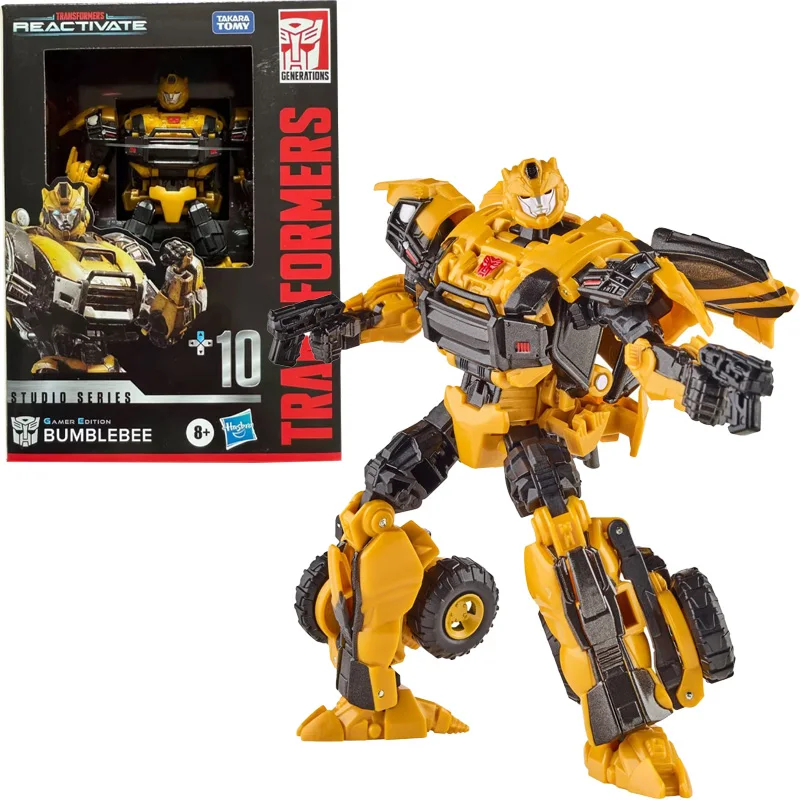 Hasbro-TransDevices Studio Series, Deluxe aq, Réactiver 10 Bumblebee, Figurines d'action, Modèle de jouet, Anime, Noël