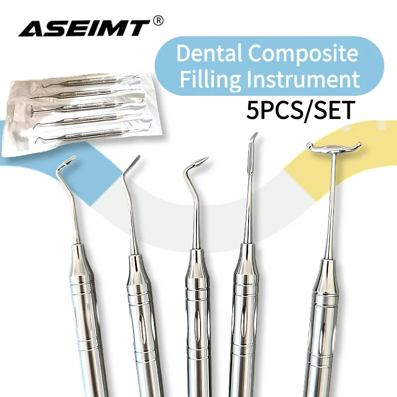 

Dental Composite Resin Filling Instruments Set Imported Stainless Steel Autoclavable Dental Filling Pluggers
