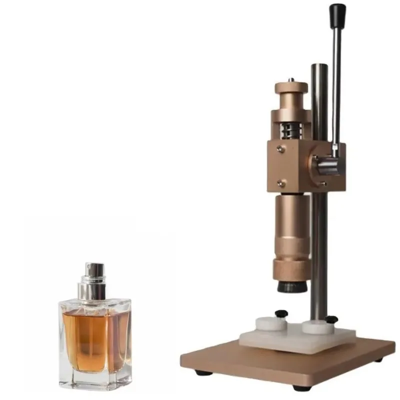 Dual Use Manual Perfume Capper Lid  Locking Sealer Sprayer Collar Metal Glass  Bottle Press Crimping Machine