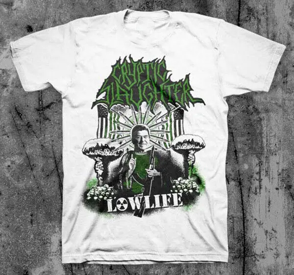 Retro Style Cryptic Slaughter- Low Life Shirt Funny White Unisex S-5XL LE420