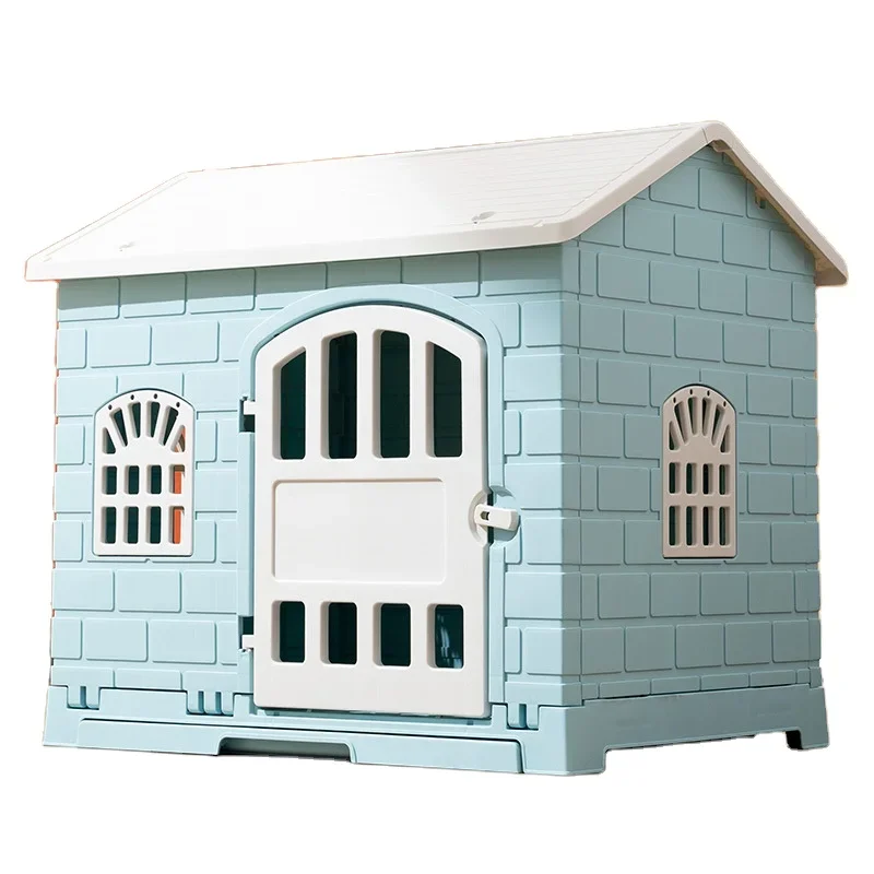 

High Quality Modern Plastic Dog Crate House Easy to Install Indoor and Outdoor Use Solid PVC Material