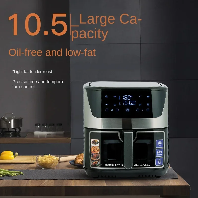 Visual Air Fryer Intelligent Large Capacity Electric Fryer Electric Oven Fritadeira Elétrica Sem Óleo Freidora De Aire Accesorio