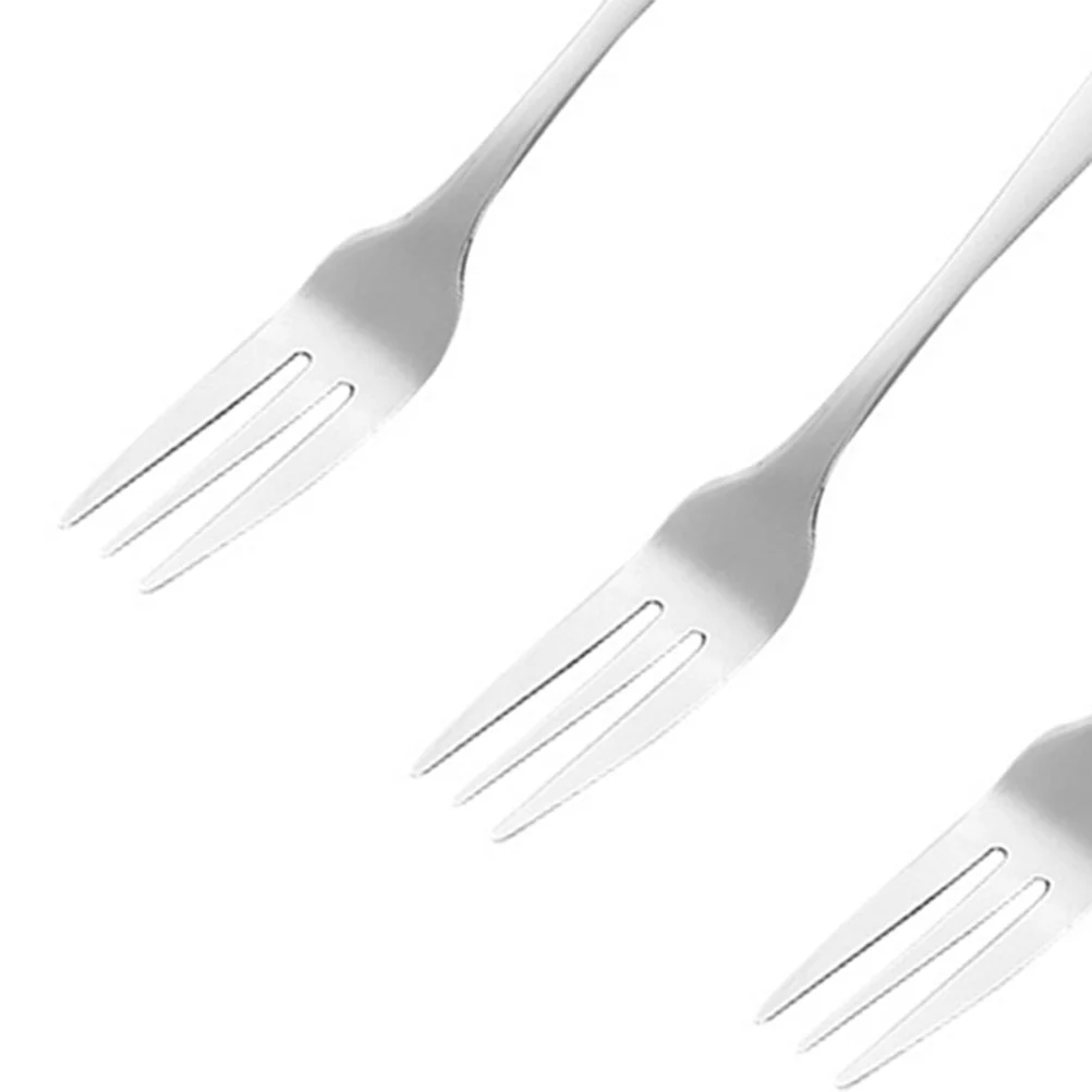 

12Pcs Stainless Steel Fruit Forks Smooth Surface Eco-Friendly for Wedding Picnic Dessert Stainless Steel Forks