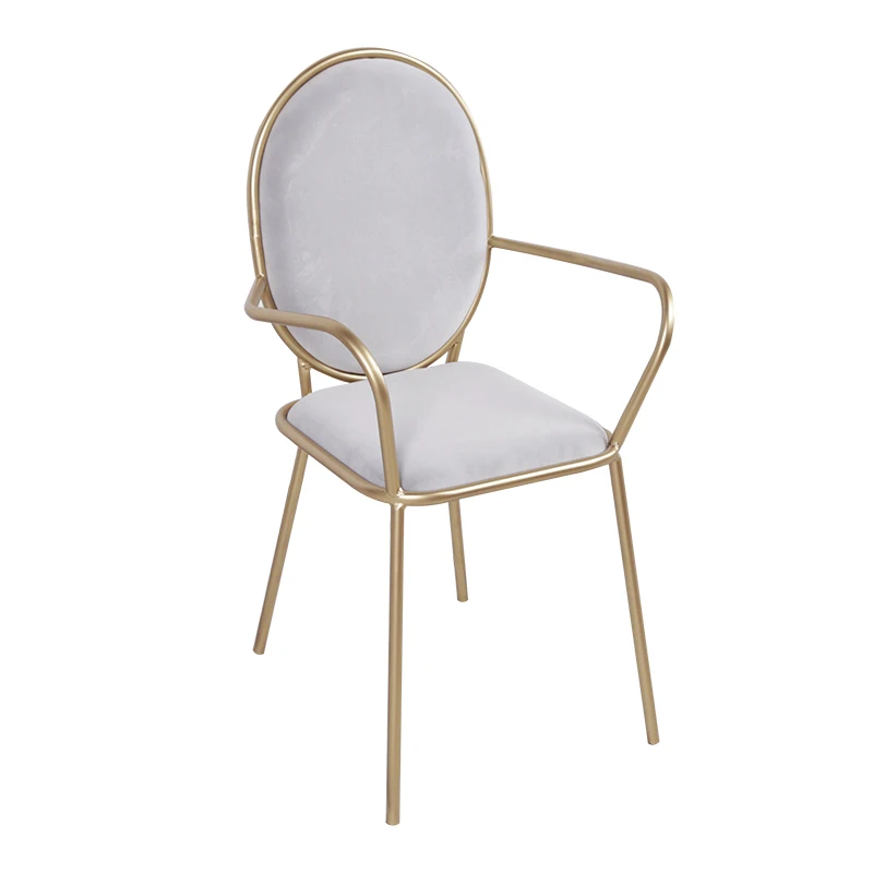 

Dining chair flannel negotiation table and chair girl heart princess wrought iron dressing simple home leisure