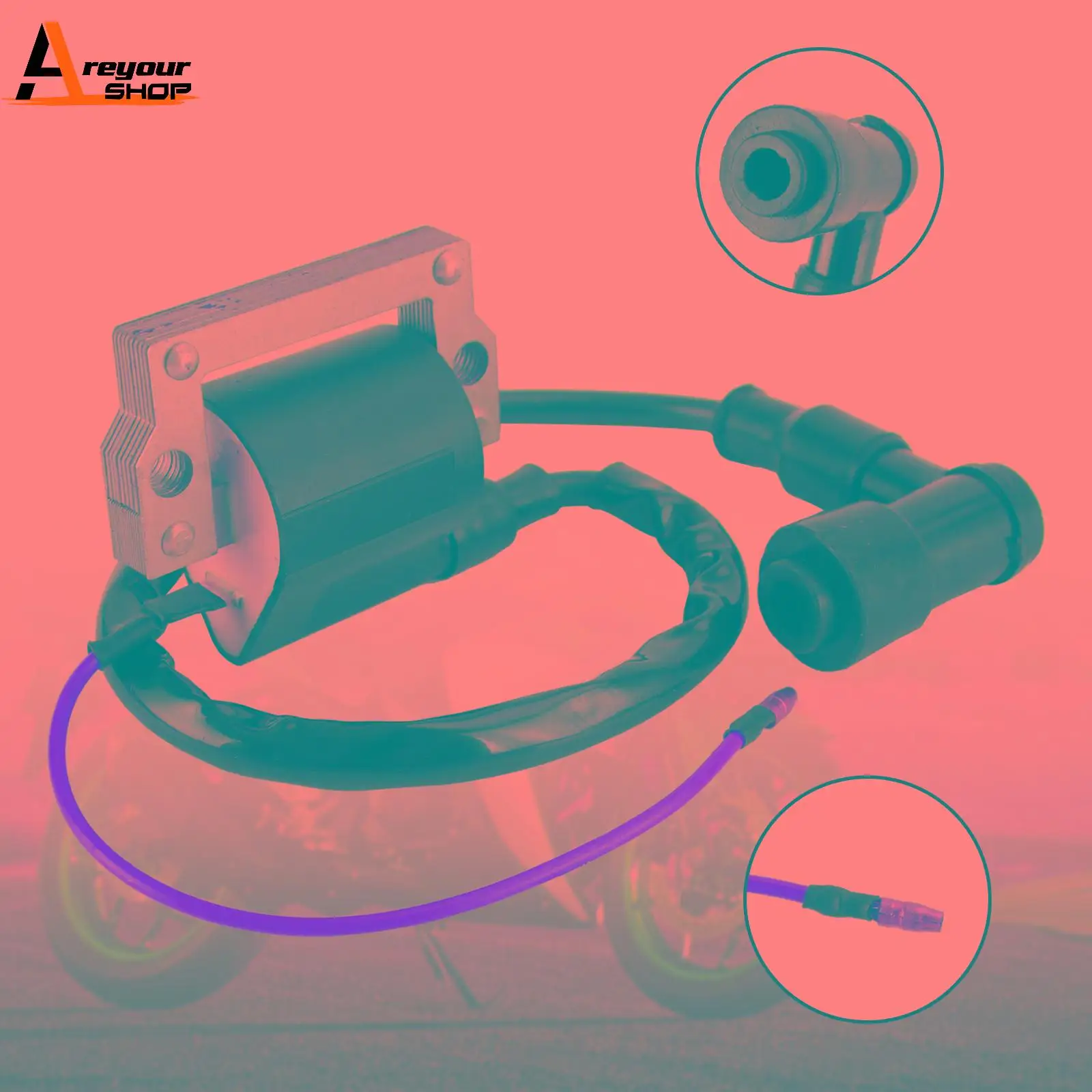 Areyourshop Ignition Coil Models fit for Yamaha LB50 LB80 DT80 DT100 DT125 DT175 MX100 TT250 Motorcycle Accessories