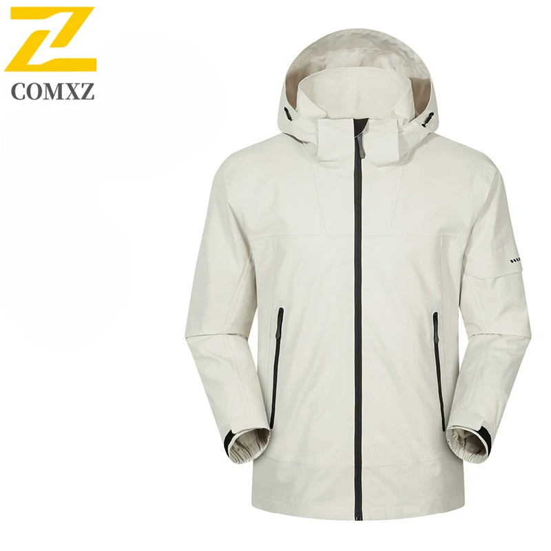 

2025 New Charge Jacket Men and Women Windproof Waterproof Breathable Hooded Jacket Outdoor Camp Hiking Stormtrooper Team Jacket