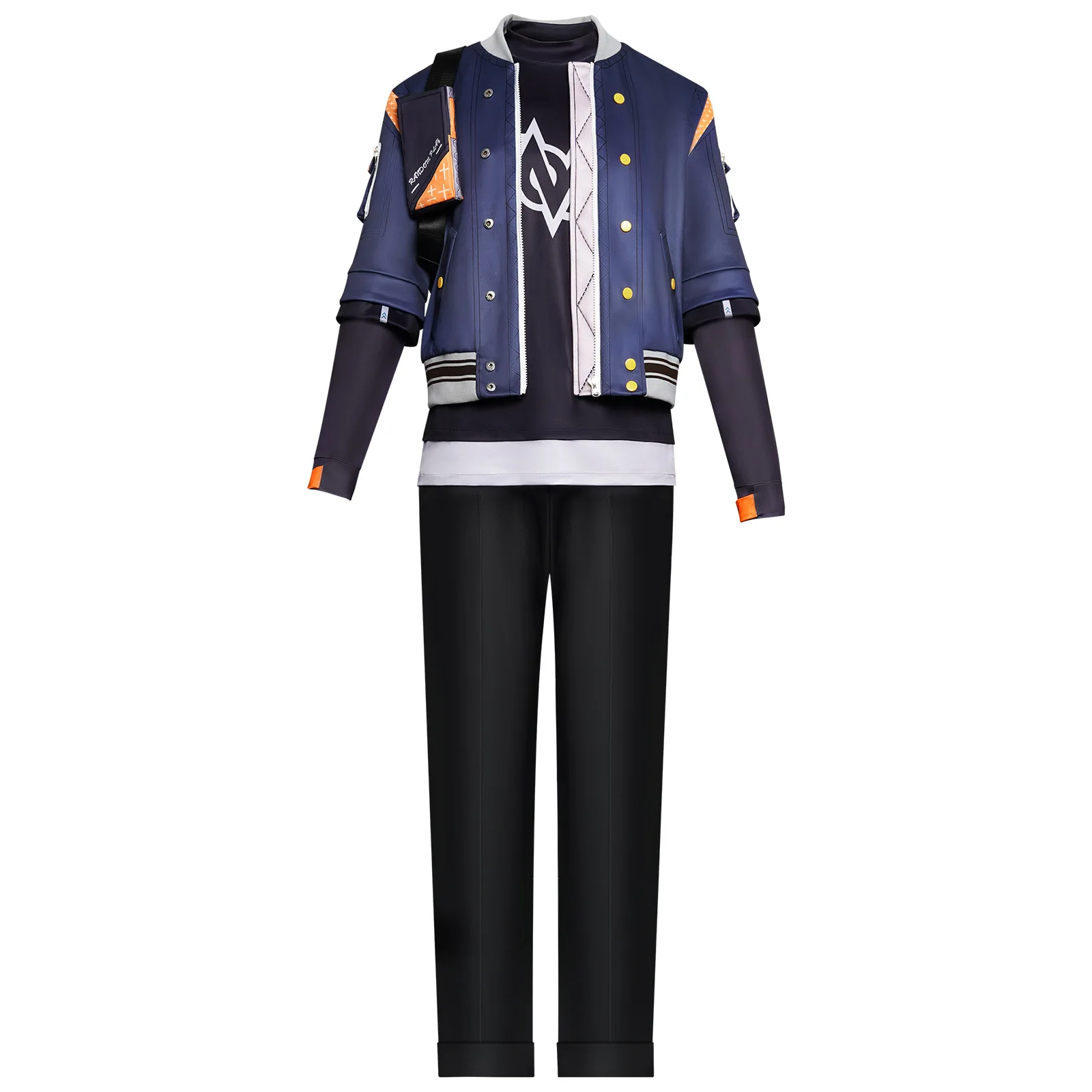Wise Cosplay Costume Zenless Zone Zero ZZZ Protagonist Rope Craftsman Full Outfit Jacket Pants Crossbody Bag for Halloween view 2