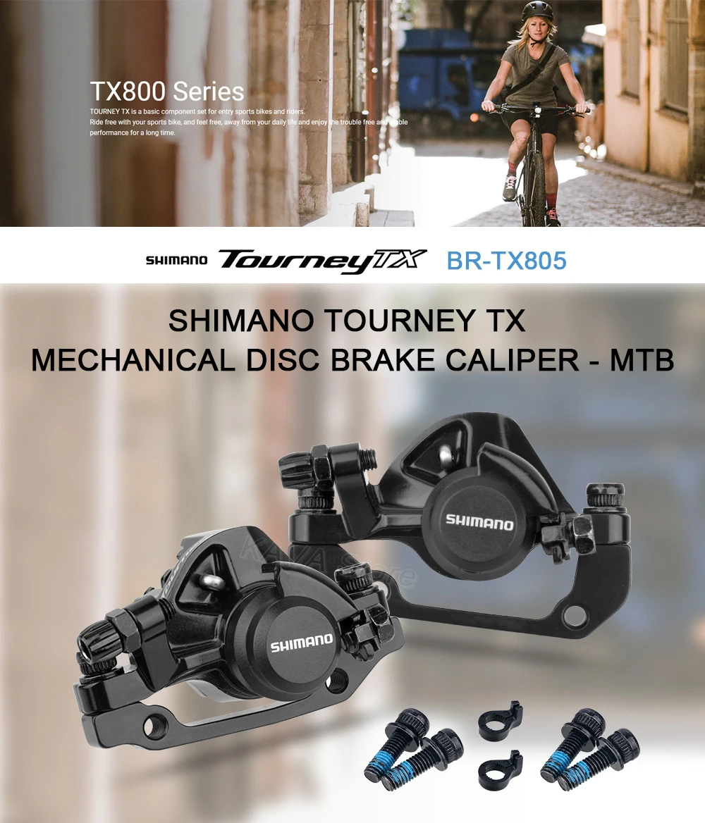 Shimano Tourney TX BR-TX805 MTB Scheiben Bremse Shimano Mechanische Scheiben Bremsen TX805 HS1 G3 Rotor RT26 RT10 Centerlock Rotoren – Detail 1