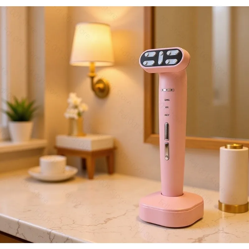 For EMS micro-current introduction eye beauty instrument massage color light vibration warm eye beauty instrument
