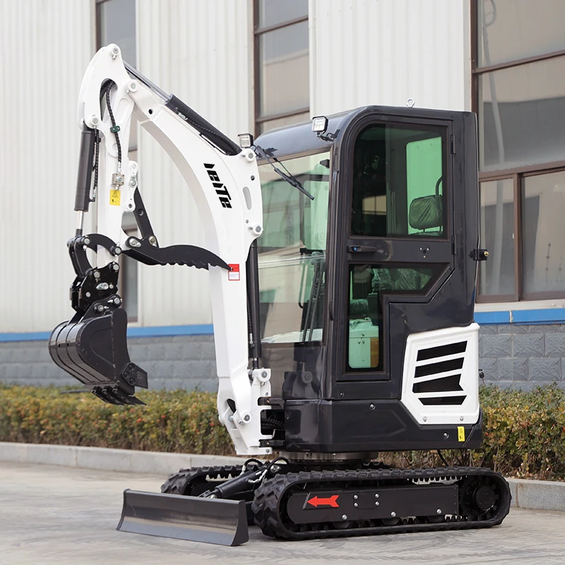 New Customization Factory Price 1.8ton 2ton Mini Excavator Small Hydraulic Crawler Excavator Machine