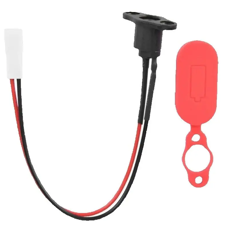 1Set Electric Scooter Charging Port Waterproof Cover - Silicone Dust Plug for M365 Charging Cable Hole